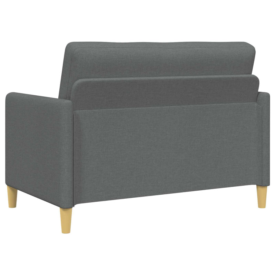 Bank met opslag Donkergrijs 122 x 78 x 87 cm Polyester