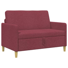 Bank met opslag Wijnrood 122 x 78 x 87 cm Polyester