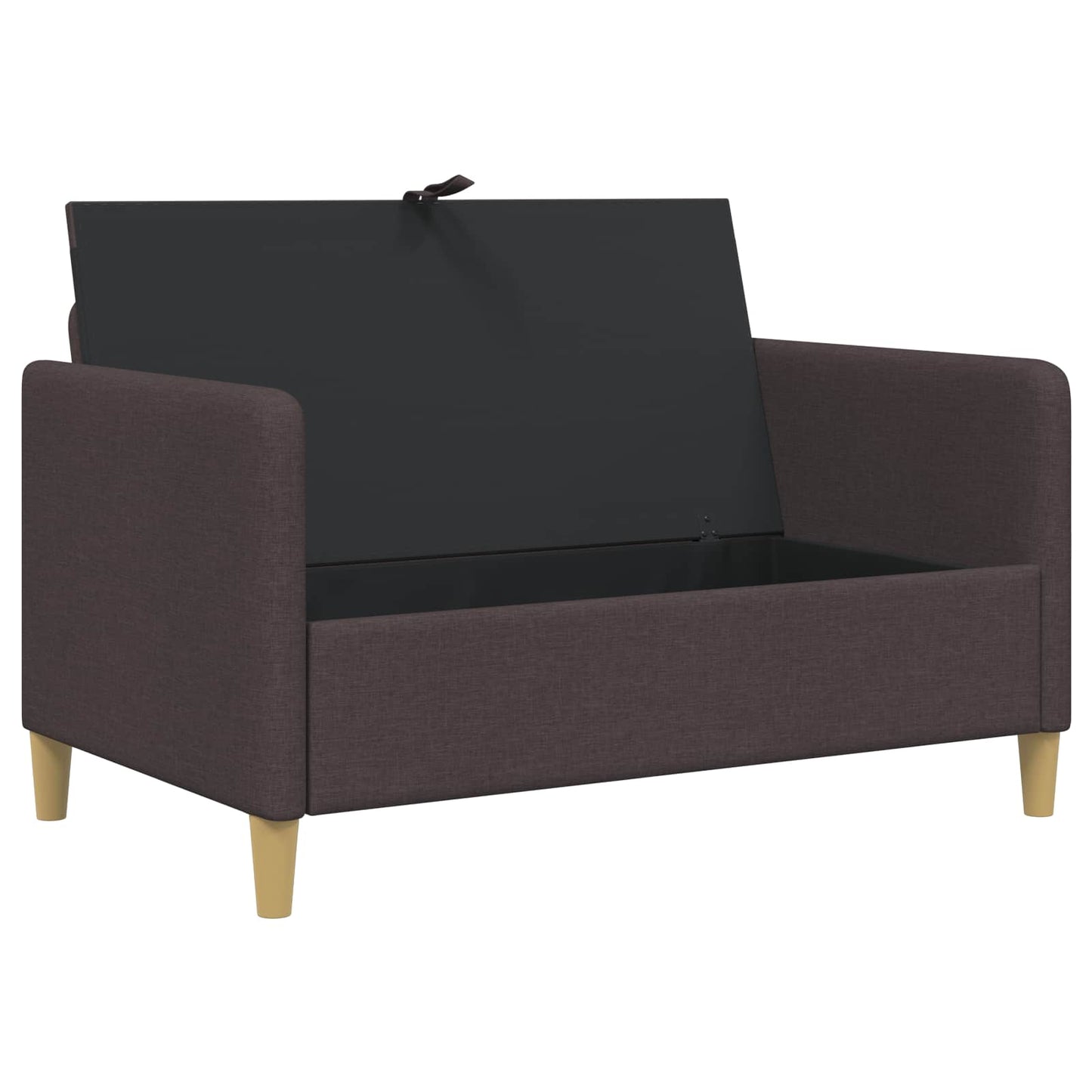 Bank met opslag Donkerbruin 122 x 78 x 87 cm Polyester
