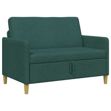 Bank met opslag Donkergroen 122 x 78 x 87 cm Polyester