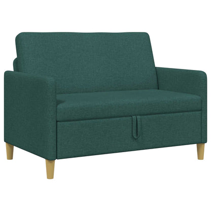 Bank met opslag Donkergroen 122 x 78 x 87 cm Polyester