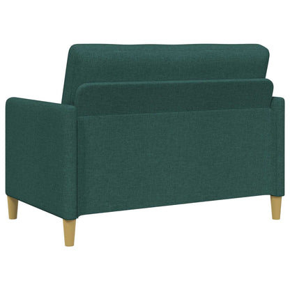 Bank met opslag Donkergroen 122 x 78 x 87 cm Polyester