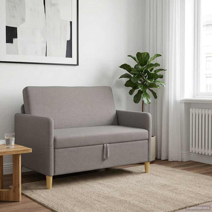 Bank met opslag Taupe 122 x 78 x 87 cm Polyester