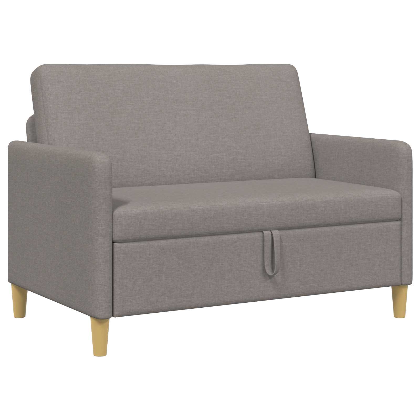Bank met opslag Taupe 122 x 78 x 87 cm Polyester