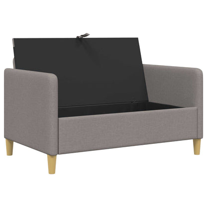 Bank met opslag Taupe 122 x 78 x 87 cm Polyester
