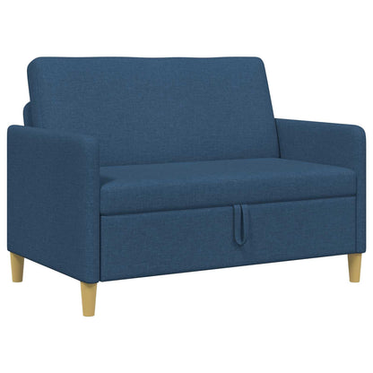 Bank met opslag Blauw 122 x 78 x 87 cm Polyester