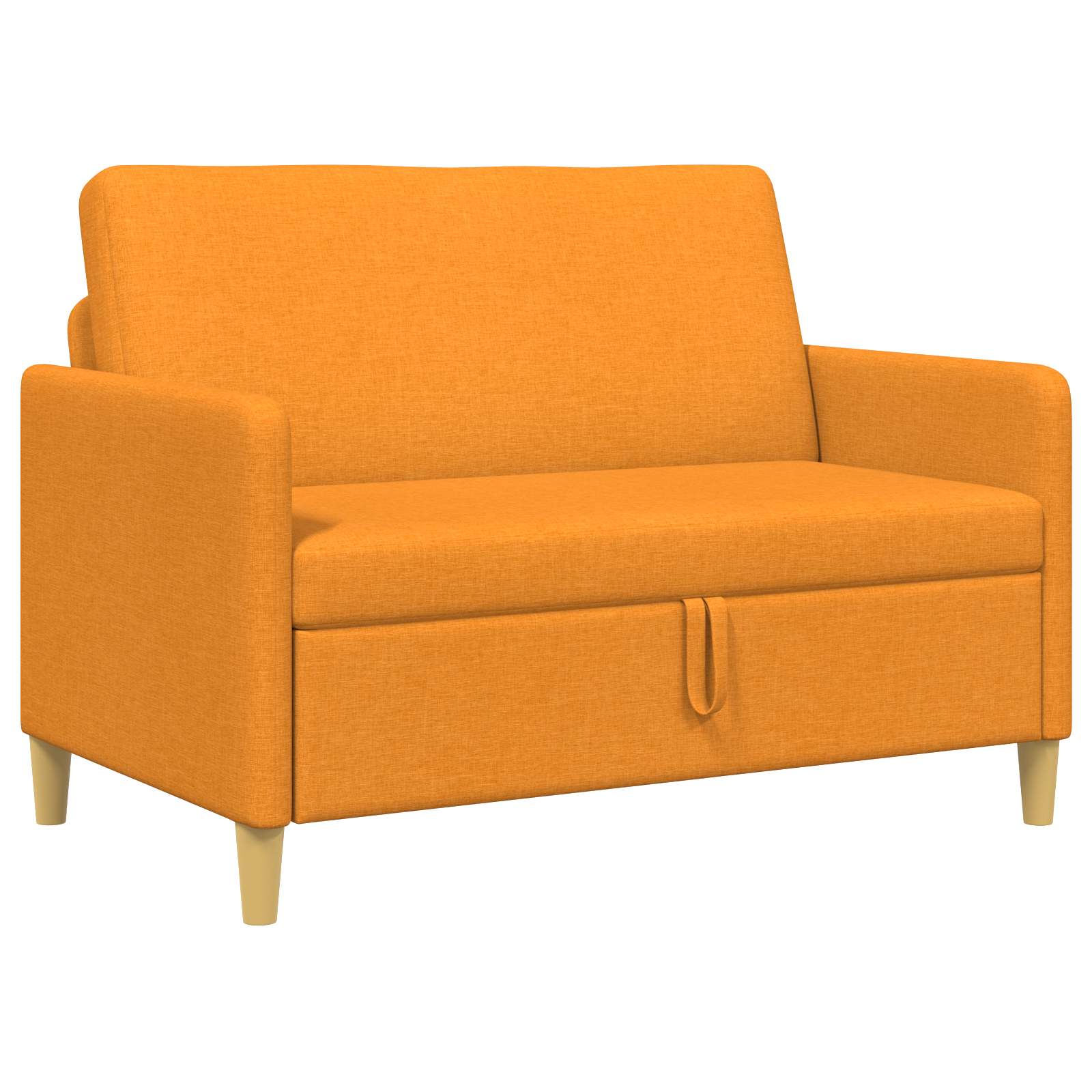 Bank met opslag Donkergeel 122 x 78 x 87 cm Polyester