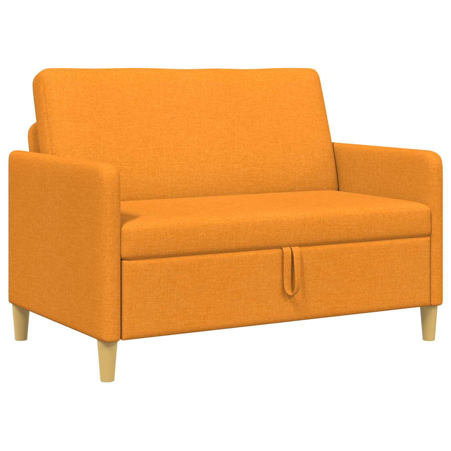 Bank met opslag Donkergeel 122 x 78 x 87 cm Polyester