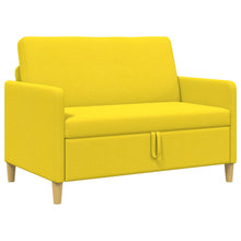 Bank met opslag Lichtgeel 122 x 78 x 87 cm Polyester