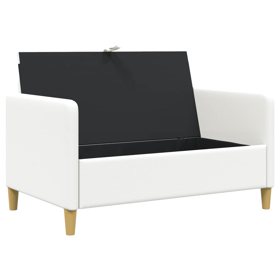 Bank met opslag Wit 122 x 78 x 87 cm Polyester