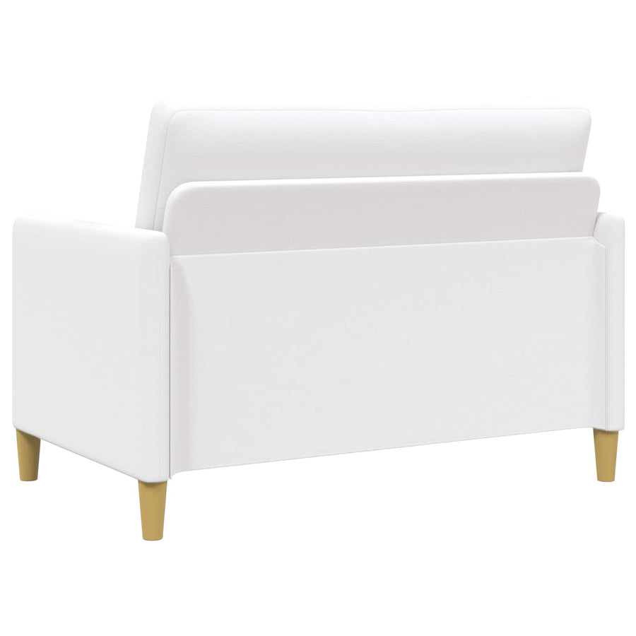 Bank met opslag Wit 122 x 78 x 87 cm Polyester
