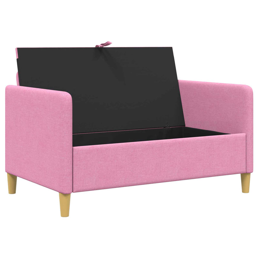 Bank met opslag Roze 122 x 78 x 87 cm Polyester