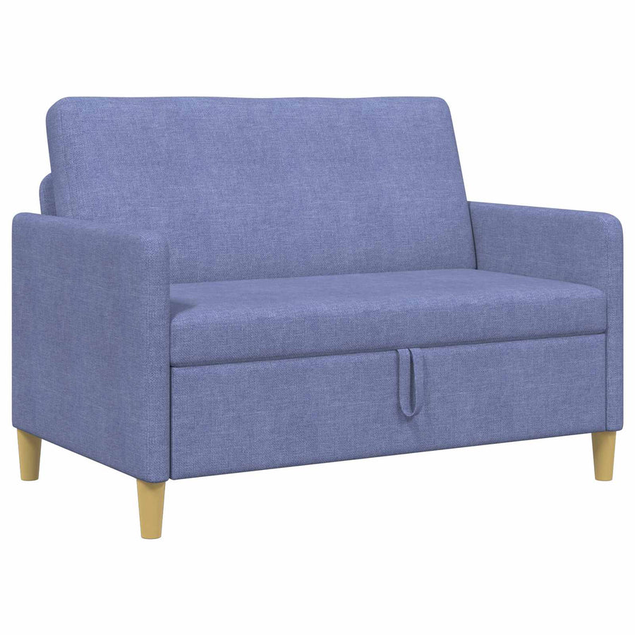 Bank met opslag Jeans Blauw 122 x 78 x 87 cm Polyester
