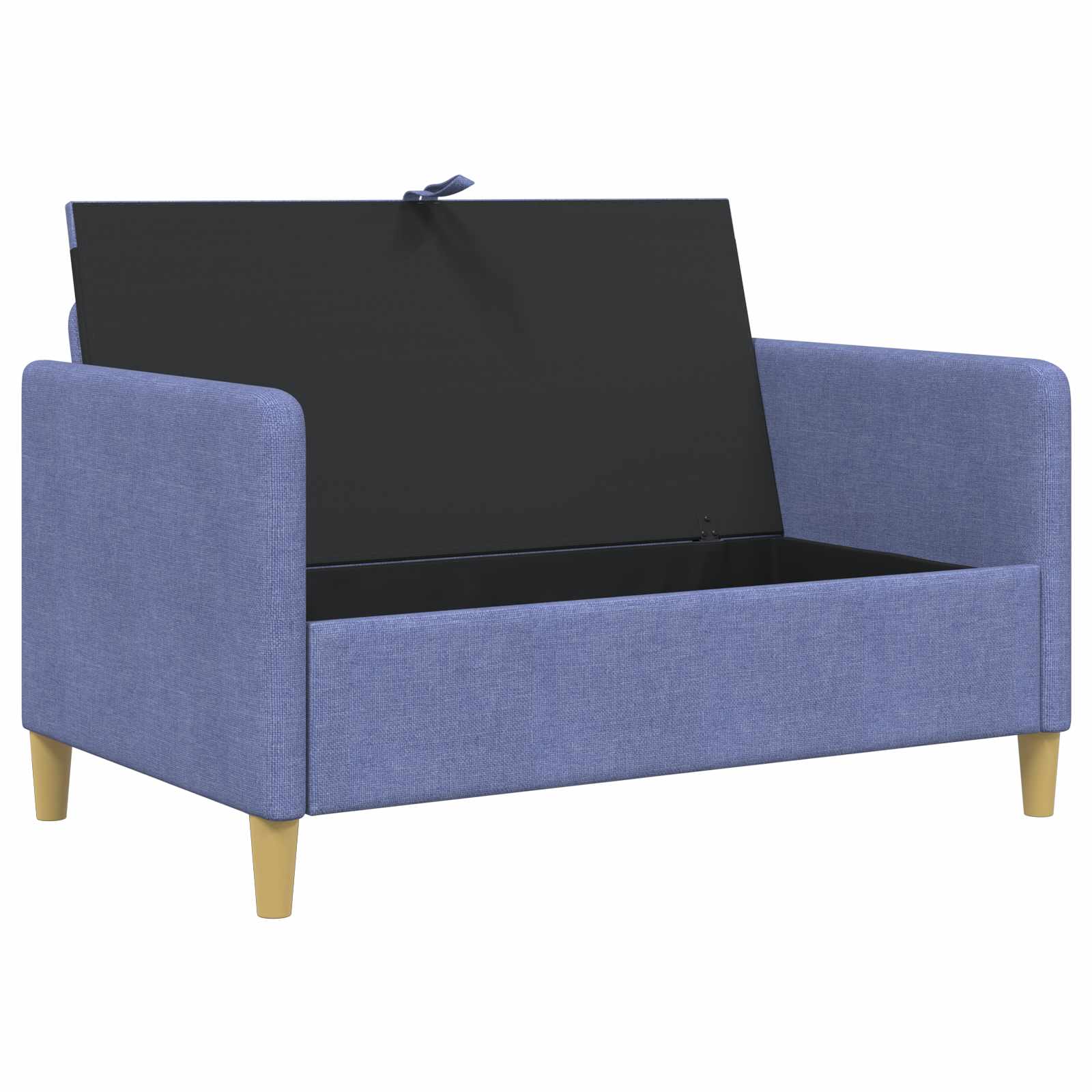 Bank met opslag Jeans Blauw 122 x 78 x 87 cm Polyester
