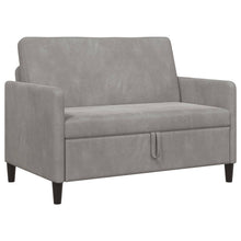 Bank met opslag Lichtgrijs 122 x 78 x 87 cm Polyester
