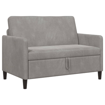 Bank met opslag Lichtgrijs 122 x 78 x 87 cm Polyester