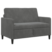 Bank met opslag Donkergrijs 122 x 78 x 87 cm Polyester