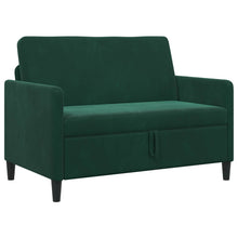 Bank met opslag Donkergroen 122 x 78 x 87 cm Polyester