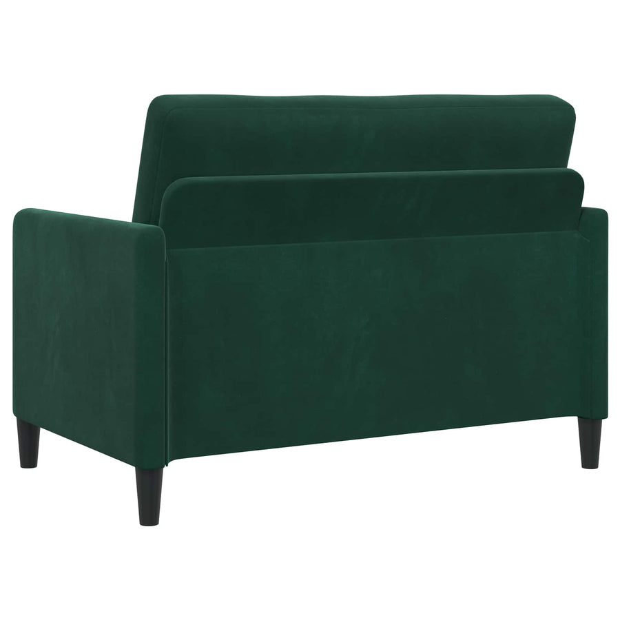 Bank met opslag Donkergroen 122 x 78 x 87 cm Polyester