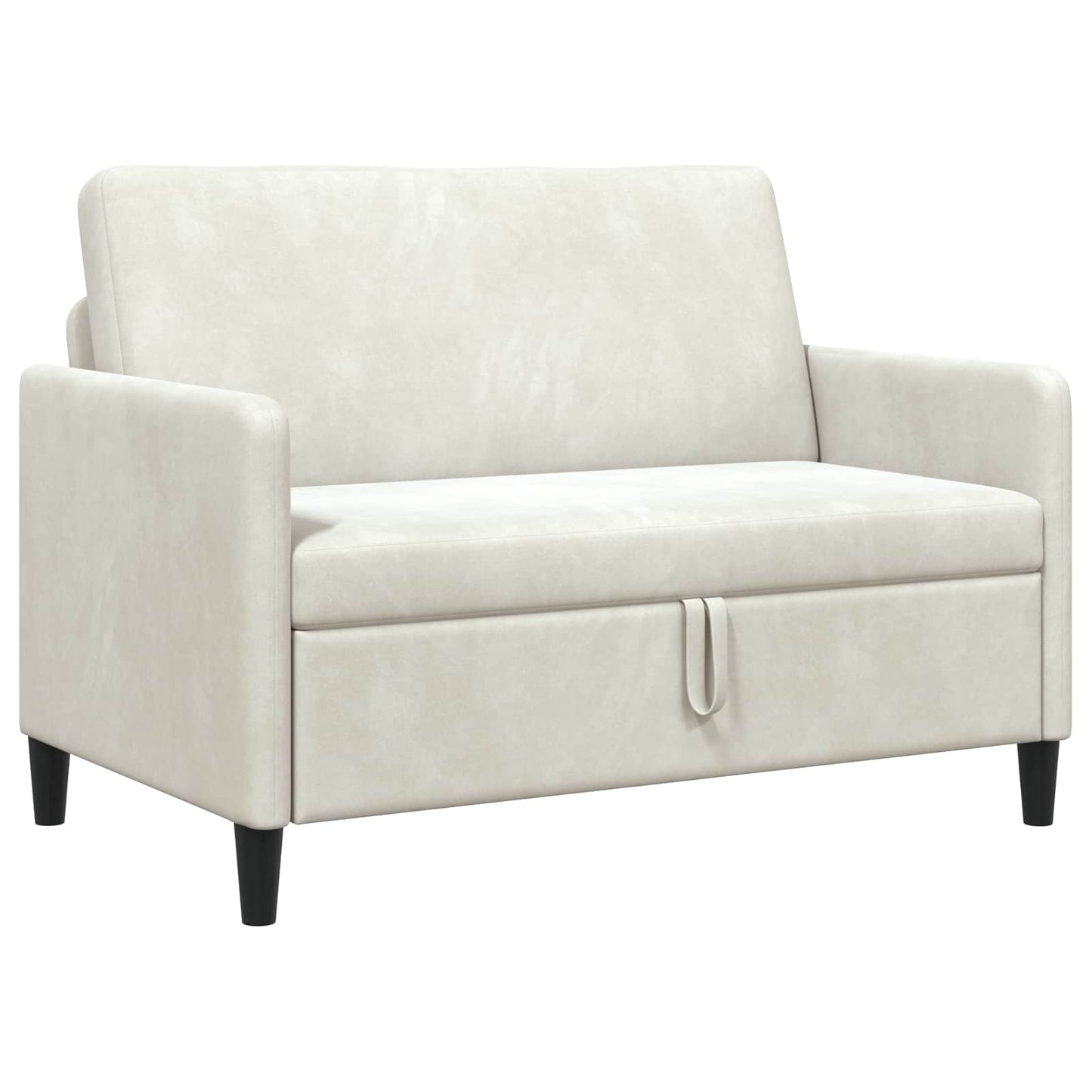 Bank met opslag Crèmekleurig 122 x 78 x 87 cm Polyester