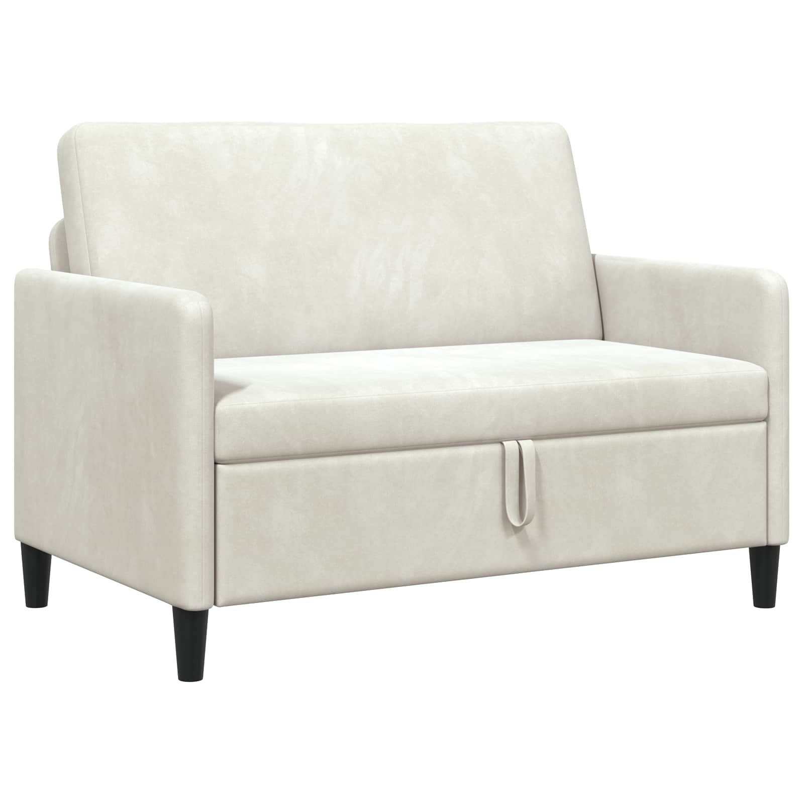 Bank met opslag Crèmekleurig 122 x 78 x 87 cm Polyester
