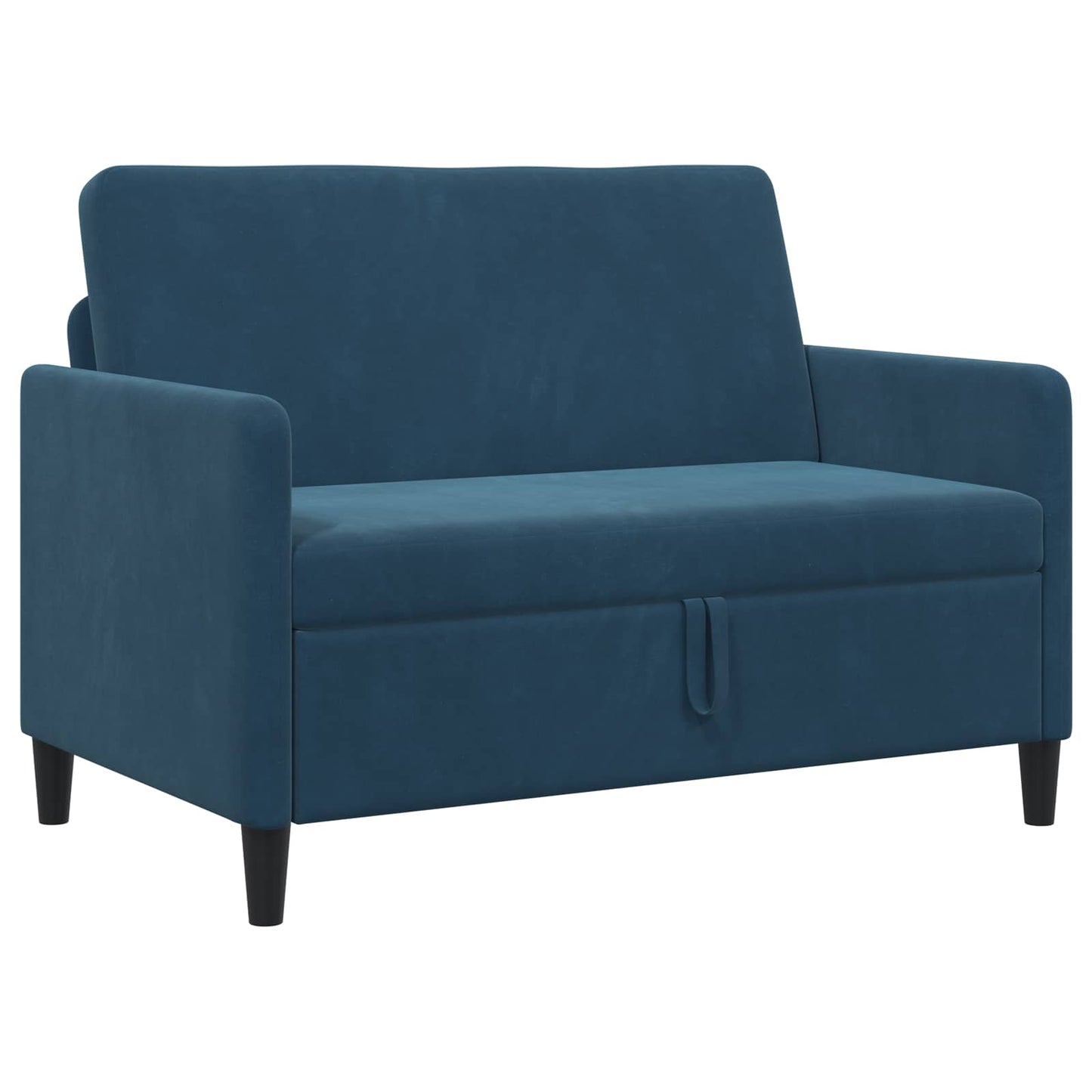 Bank met opslag Blauw 122 x 78 x 87 cm Polyester