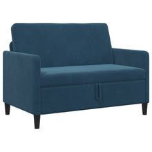 Bank met opslag Blauw 122 x 78 x 87 cm Polyester