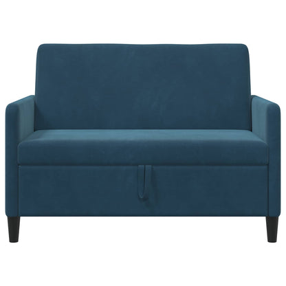 Bank met opslag Blauw 122 x 78 x 87 cm Polyester
