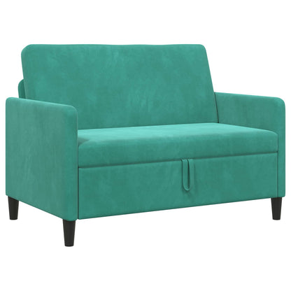 Bank met opslag Turquoise 122 x 78 x 87 cm Polyester