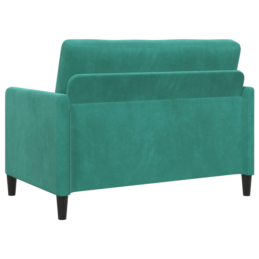 Bank met opslag Turquoise 122 x 78 x 87 cm Polyester