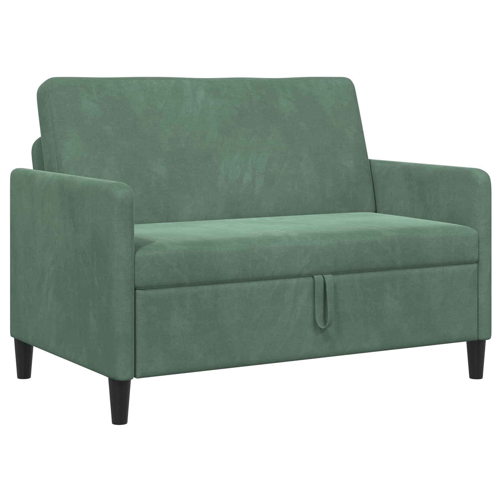 Bank met opslag Zeegroen 122 x 78 x 87 cm Polyester