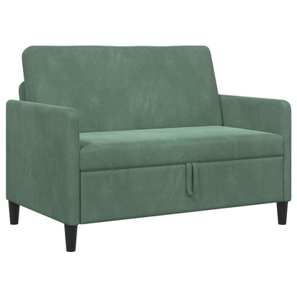 Bank met opslag Zeegroen 122 x 78 x 87 cm Polyester
