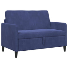 Bank met opslag Politieblauw 122 x 78 x 87 cm Polyester