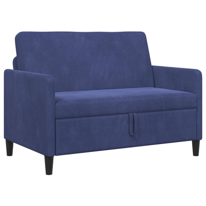 Bank met opslag Politieblauw 122 x 78 x 87 cm Polyester