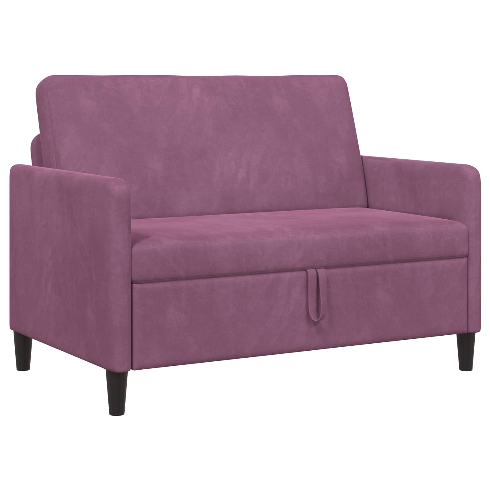 Bank met opslag Paars 122 x 78 x 87 cm Polyester