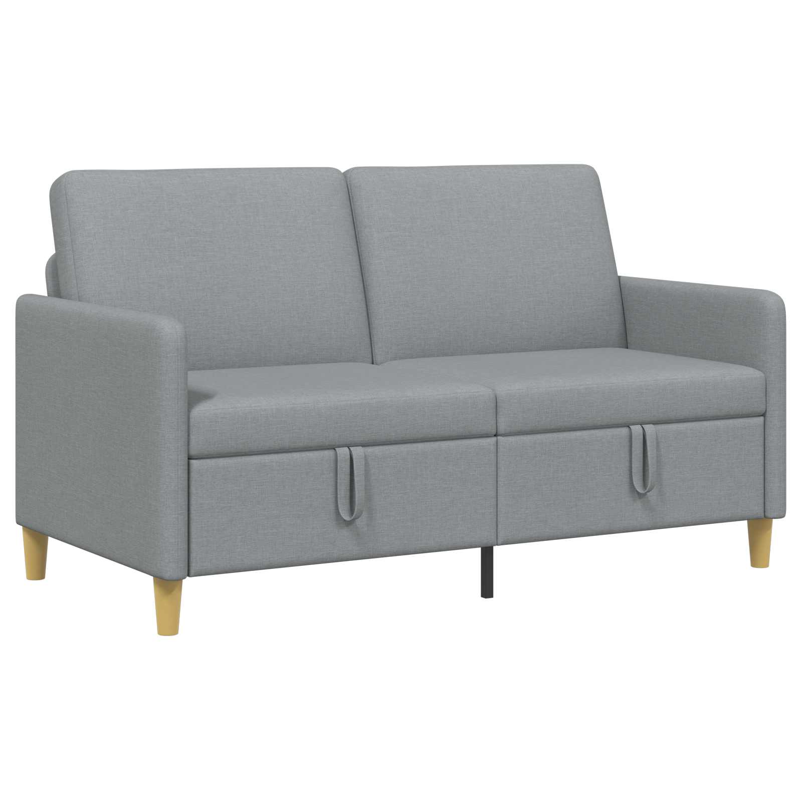 Bank met opslag Lichtgrijs 152 x 78 x 87 cm Polyester