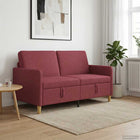 Storage bench Wine red 152 x 78 x 87 cm Polyester