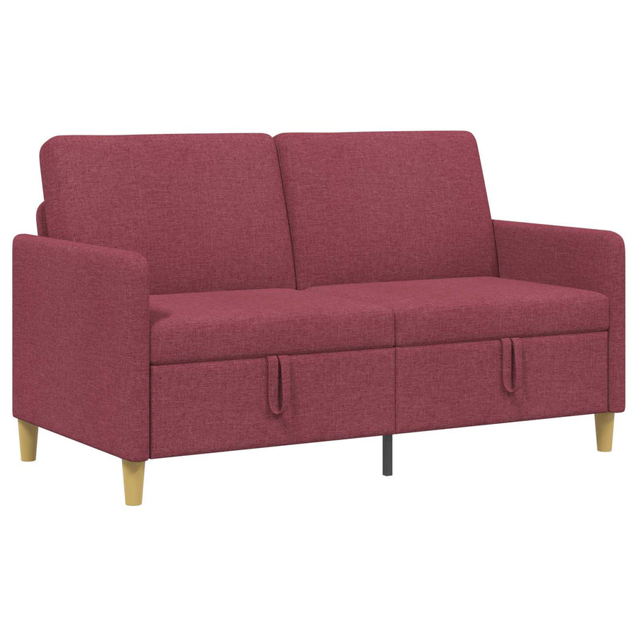 Bank met opslag Wijnrood 152 x 78 x 87 cm Polyester