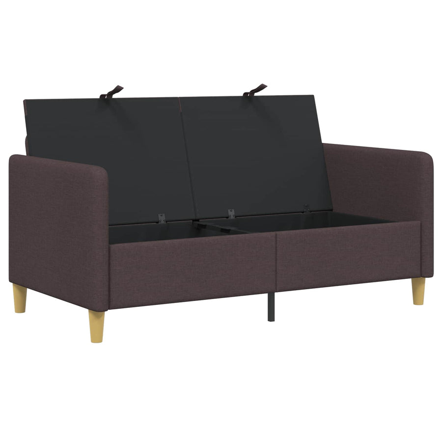 Bank met opslag Donkerbruin 152 x 78 x 87 cm Polyester