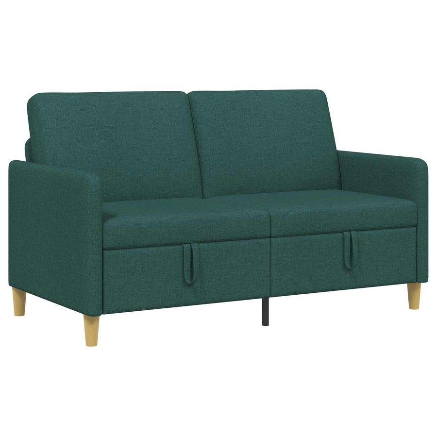 Bank met opslag Donkergroen 152 x 78 x 87 cm Polyester