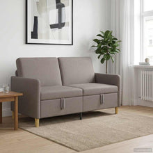 Bank met opslag Taupe 152 x 78 x 87 cm Polyester