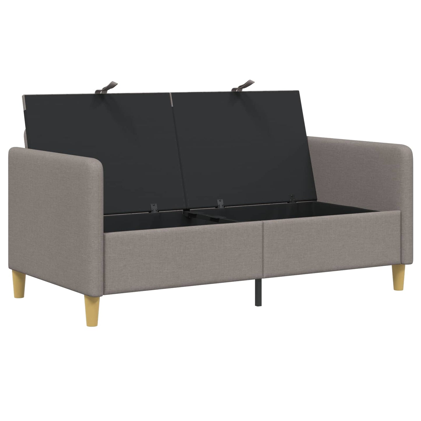 Bank met opslag Taupe 152 x 78 x 87 cm Polyester