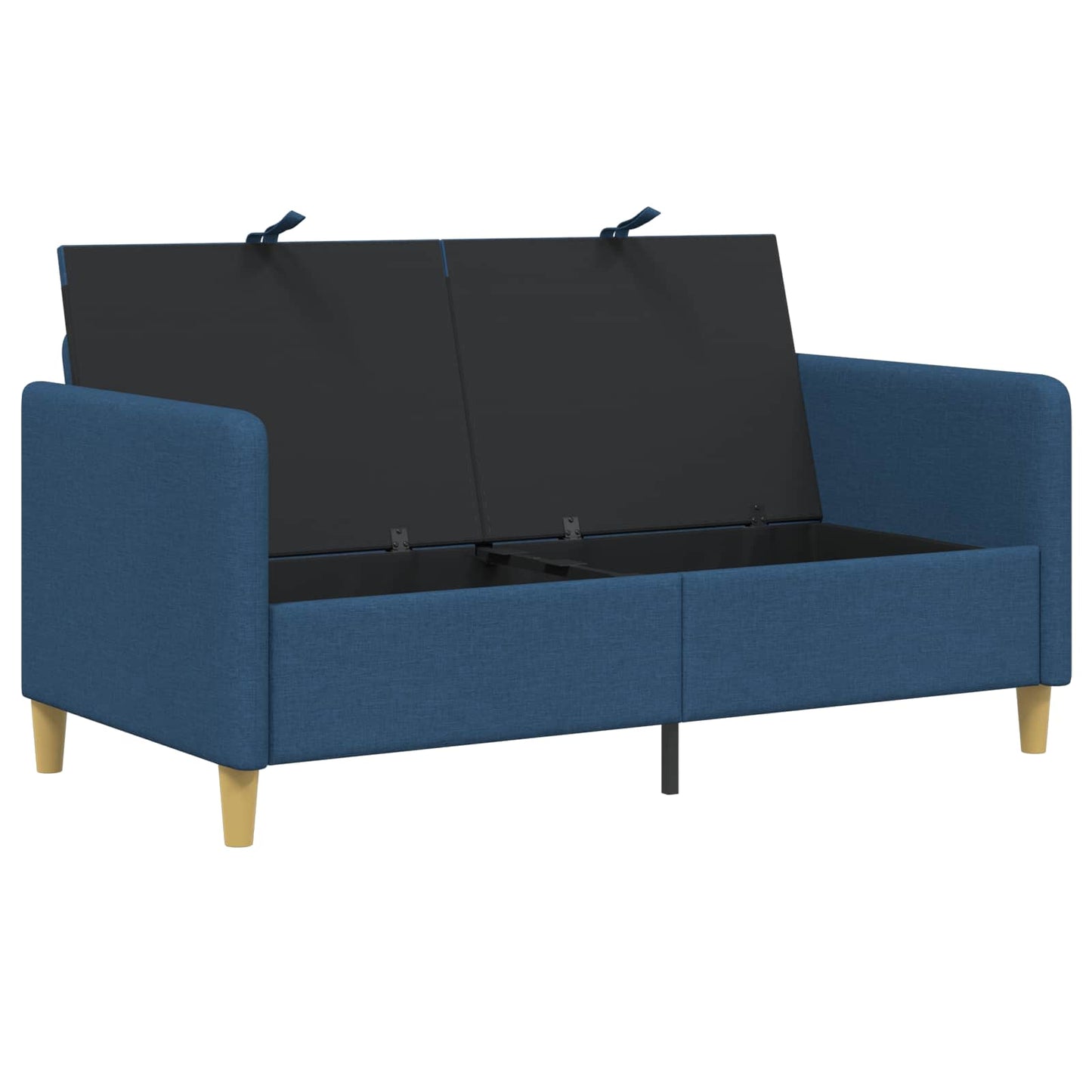 Bank met opslag Blauw 152 x 78 x 87 cm Polyester