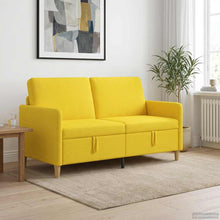 Bank met opslag Lichtgeel 152 x 78 x 87 cm Polyester