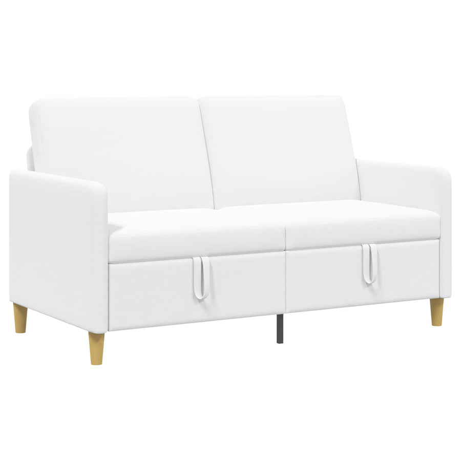 Bank met opslag Wit 152 x 78 x 87 cm Polyester