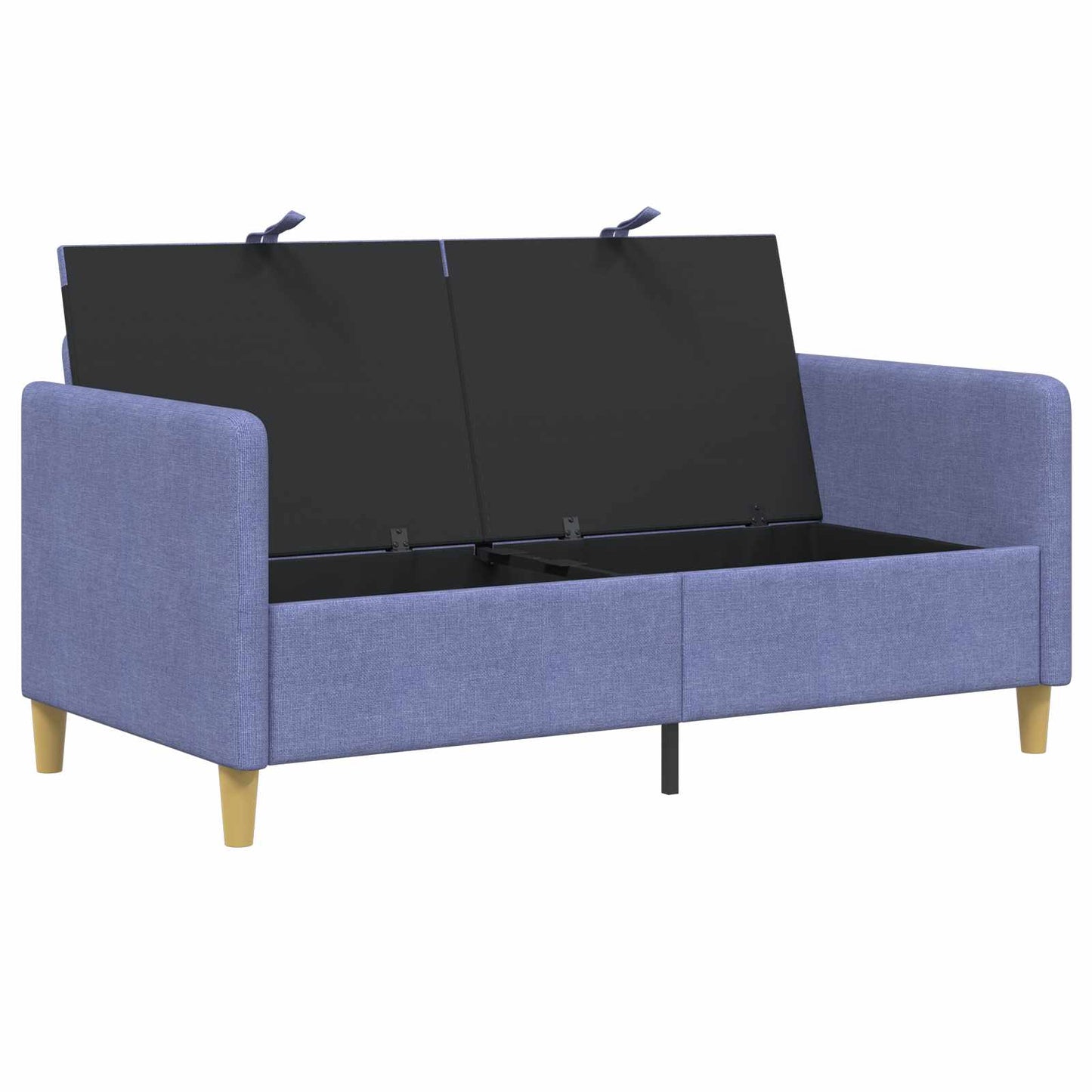 Bank met opslag Jeans Blauw 152 x 78 x 87 cm Polyester