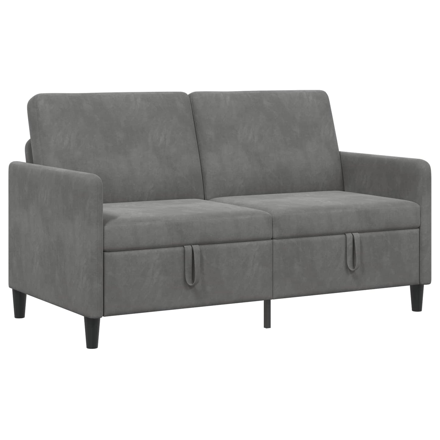 Bank met opslag Donkergrijs 152 x 78 x 87 cm Polyester