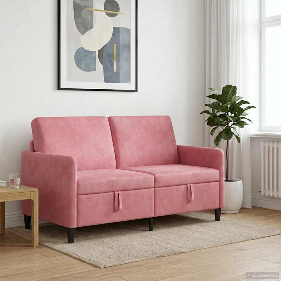Bank met opslag Roze 152 x 78 x 87 cm Polyester