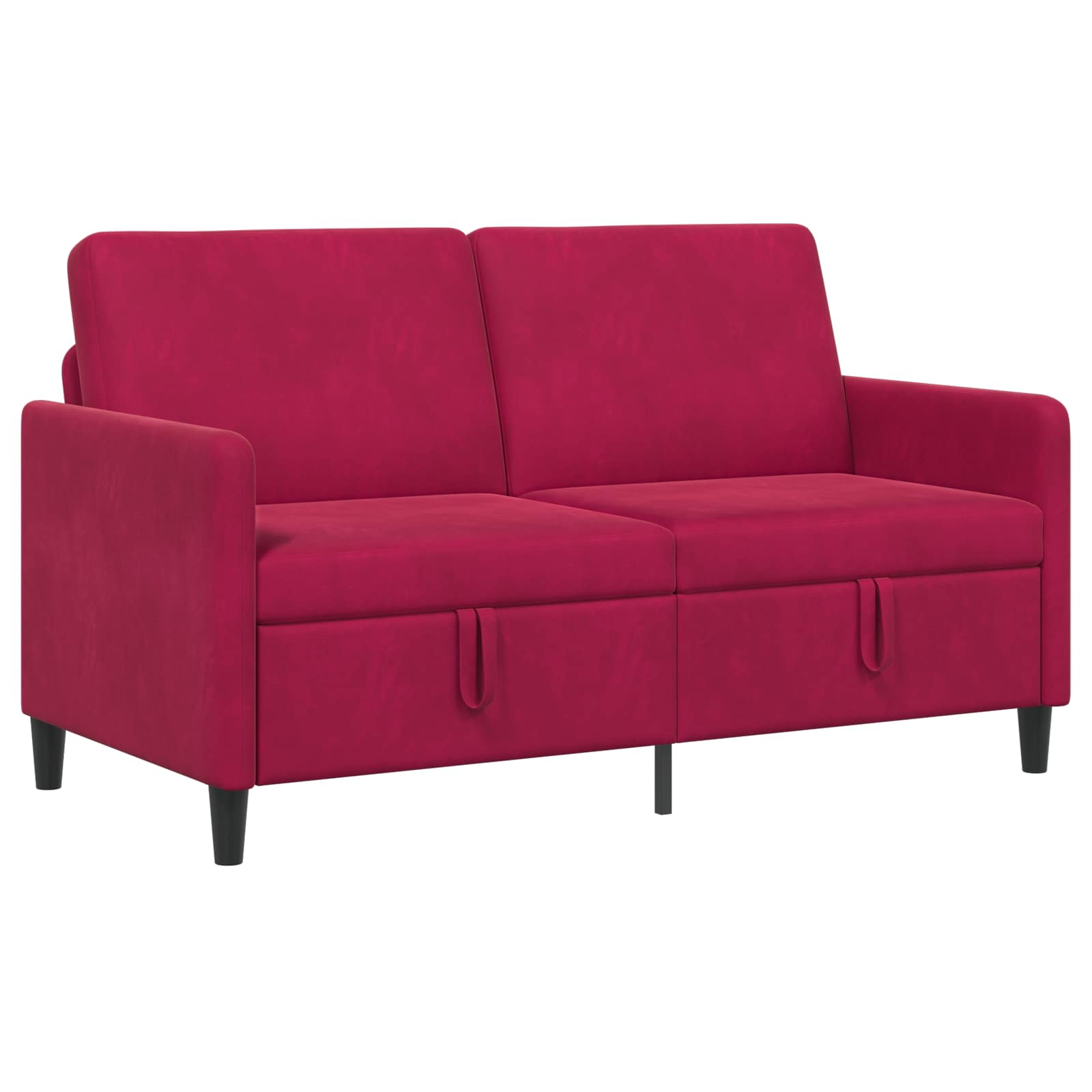 Bank met opslag Wijnrood 152 x 78 x 87 cm Polyester