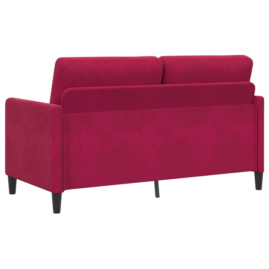 Bank met opslag Wijnrood 152 x 78 x 87 cm Polyester
